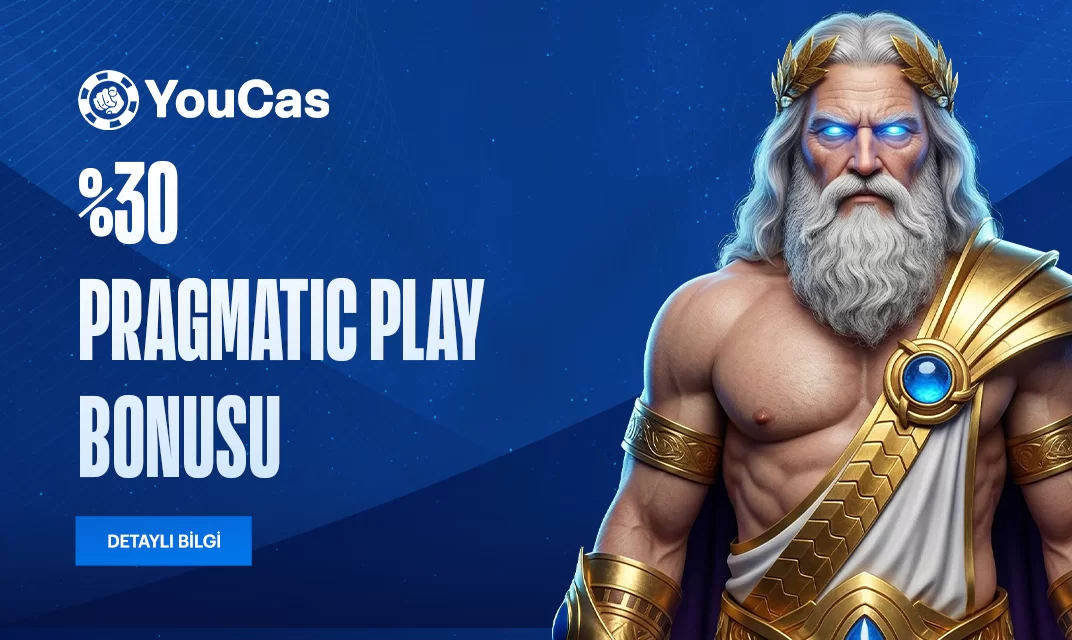 YouCas %30 Pragmatic Play casino yatırım bonusu